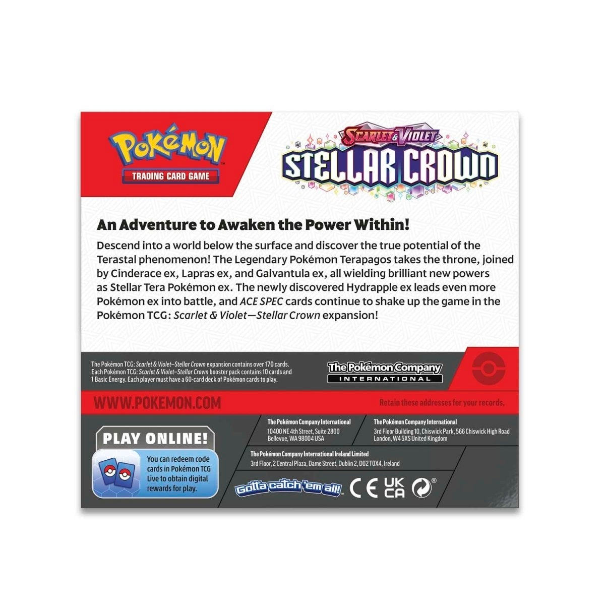 Pokemon TCG - Stellar Crown Booster Box