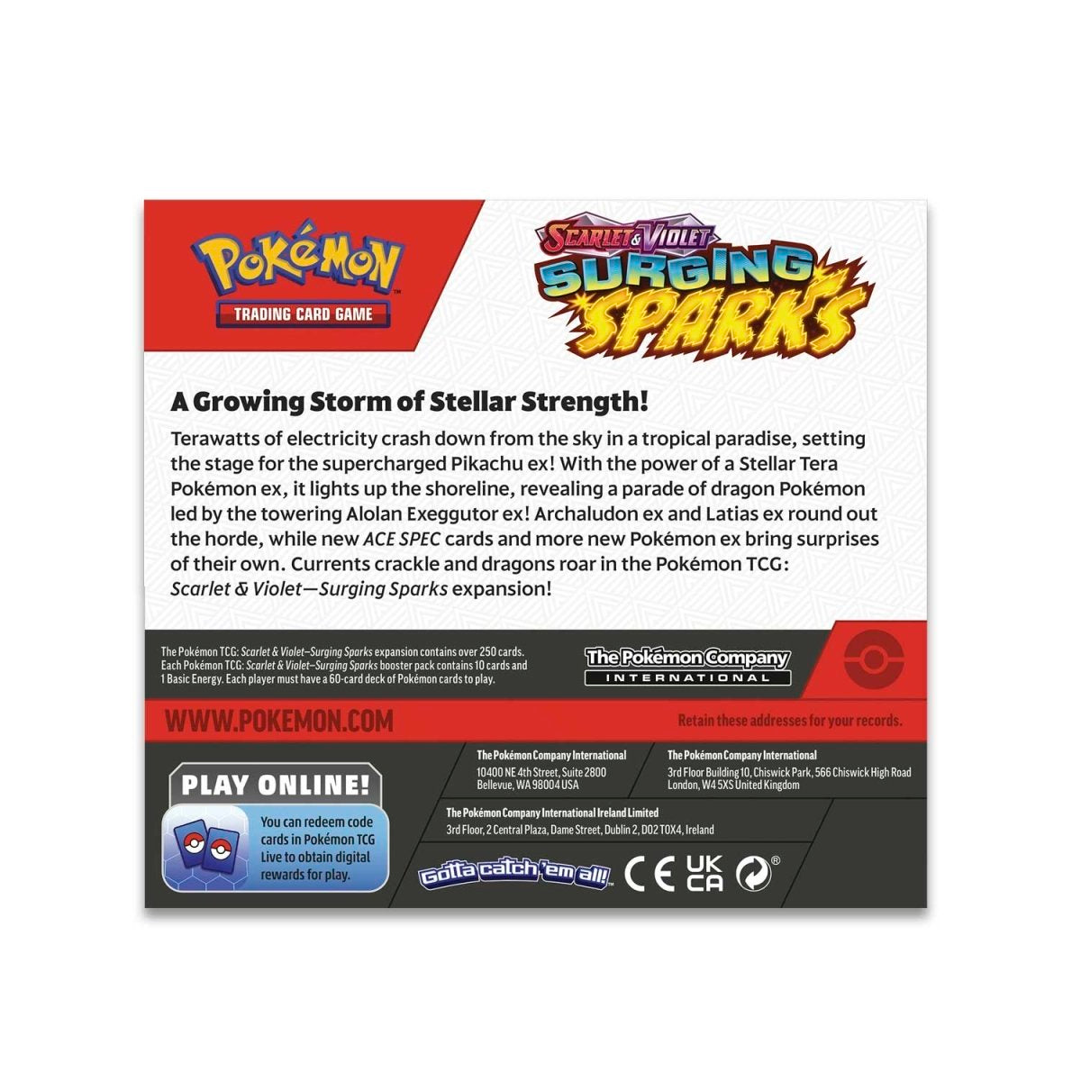 Pokémon TCG - Surging Sparks Booster Box 